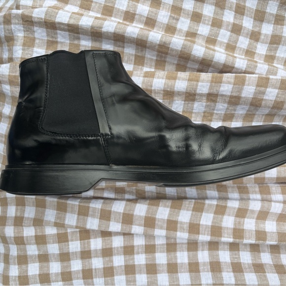 PRADA Men’s Chelsea Leather Boots Men’s 10 main image 14